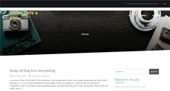 Desktop Screenshot of chloegetsaclue.com